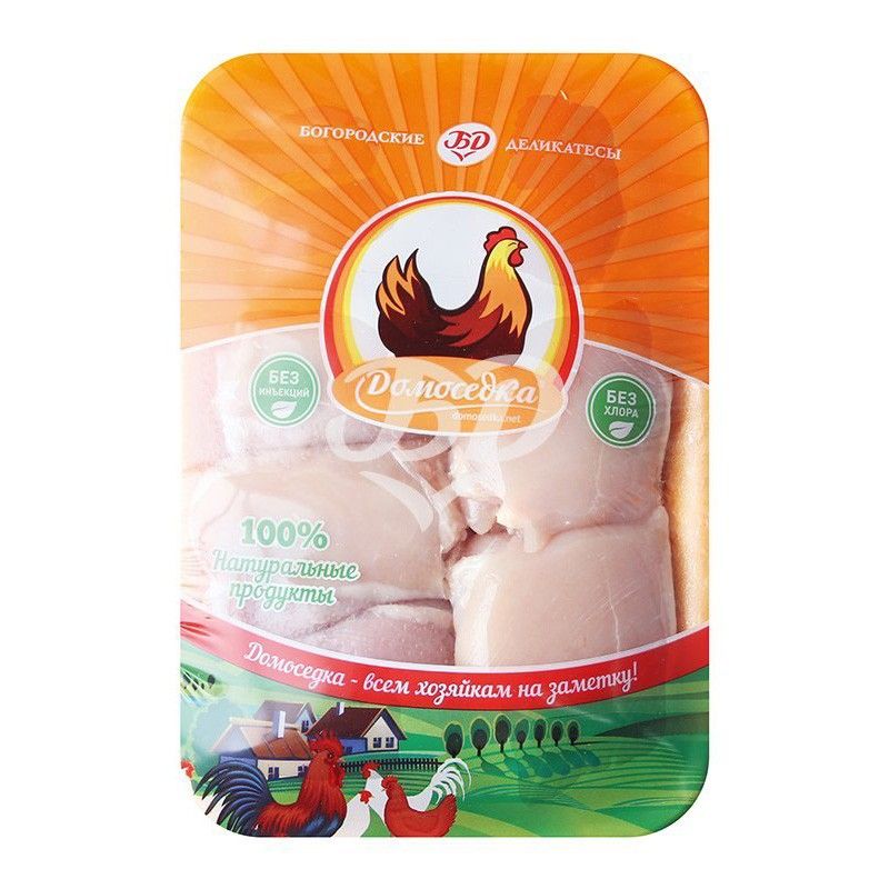 Окорочок куриный без кости без кожи замороженный Домоседка, 1 кг