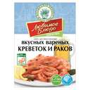 Вкусные вареные креветки и раки, 55 г