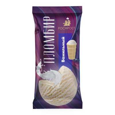 Мороженое пломбир ванильный Фиолет 90 г, упаковка 24 шт.. Коробка 24 шт х 90 г