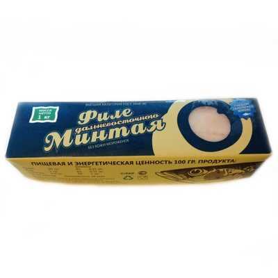 Минтай, филе без кожи, 1 кг