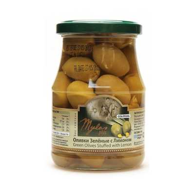 Оливки Зелёные с лимоном